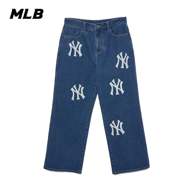MLB 男版丹寧牛仔褲 紐約洋基隊(3LDPB0334-50INS)