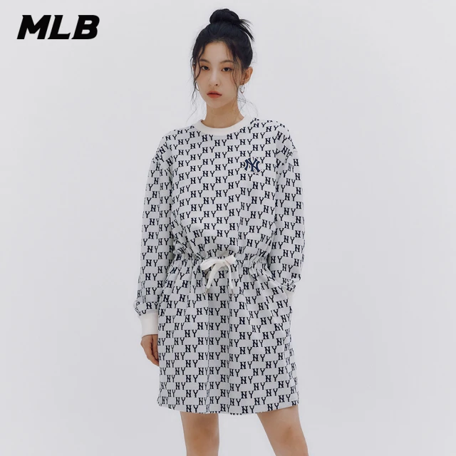 MLB 連身裙 長版上衣 MONOGRAM系列 紐約洋基隊(3FOPM0134-50CRD)