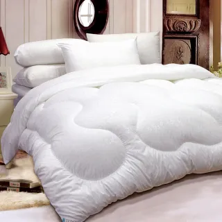 【巴麗維亞          典藏】頂級壓花羽絲絨冬被6*7尺(萊賽爾纖維枕2入超值組台灣精製 棉被)