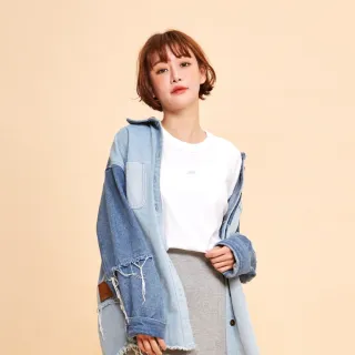 【NEW BALANCE】NB 寬鬆圓領刺繡LOGO短袖上衣_女裝_白色_AWT33510WT(亞版 版型正常)