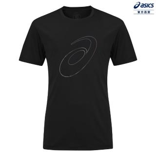 【asics 亞瑟士】短袖上衣 男款 跑步 上衣(2011C975-001)