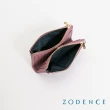 【ZODENCE 佐登司】LIZ進口牛皮對開輕薄中夾(藕粉)