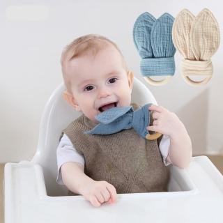 【Vanibaby】兔耳朵紗布磨牙圈