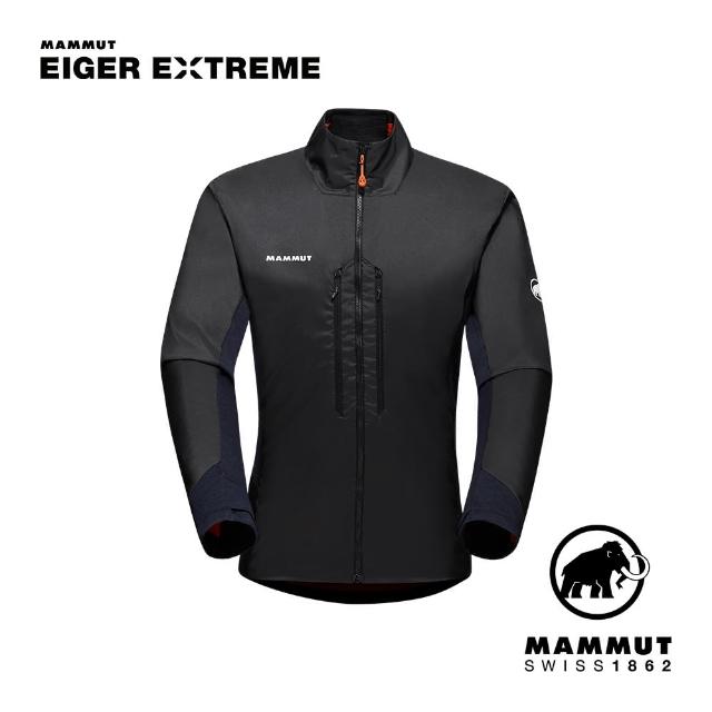 【Mammut 長毛象官方直營】Eigerjoch IN Hybrid Jacket 極限艾格防風防潑水保暖外套 黑色 男款 #1013-01710