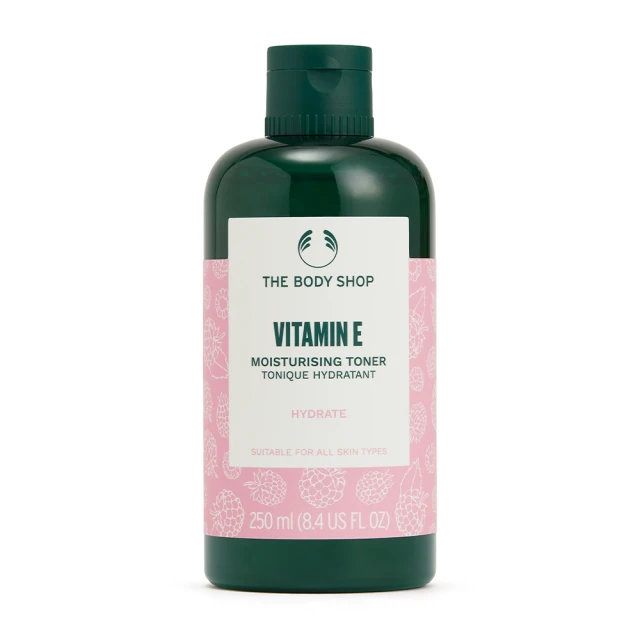 【THE BODY SHOP 美體小舖】維他命E保水調理水(250ML/化妝水/保水/保濕)