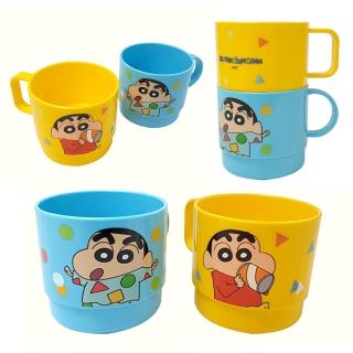 【Hello 蠟筆小新】雙層杯子組合 200ml(耐高溫 水杯 學習杯)
