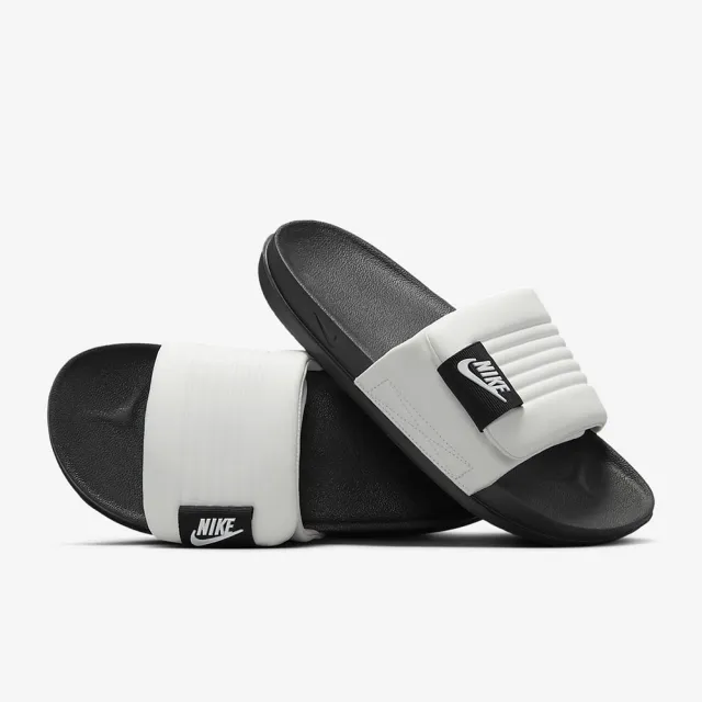 【NIKE 耐吉】拖鞋 休閒 NIKE OFFCOURT ADJUST SLIDE 男鞋 黑白(DQ9624100)