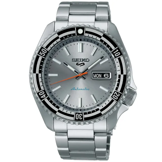 【SEIKO 精工】5 Sports 系列 55周年現代詮釋版 復古配色 機械腕錶  SK044 母親節 禮物(三款可選)
