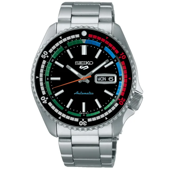 【SEIKO 精工】5 Sports 系列 55周年現代詮釋版 復古配色 機械腕錶   禮物推薦 畢業禮物(三款可選)