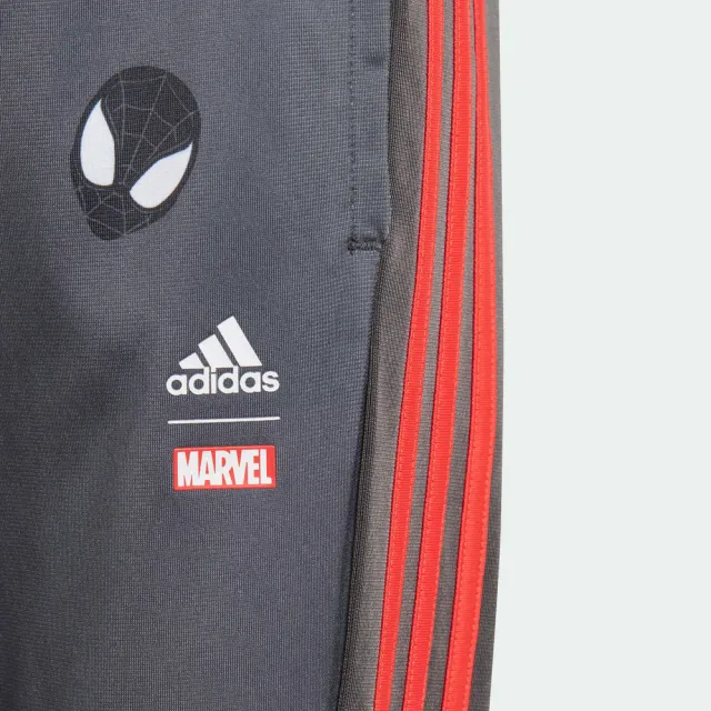 【adidas 愛迪達】MARVEL 蜘蛛人運動長褲 童裝(IB4850)