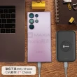 【MAXIA】MPB-M50 5000mAh 快充無線磁吸行動電源-月光白(15W 無線急速快充｜追劇支架)