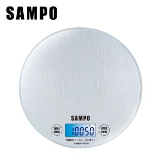 【SAMPO 聲寶】時尚料理秤 BF-Y2103CL(超大秤量10.05kg 防潑水 強化玻璃面板 冷光大螢幕 電子秤)
