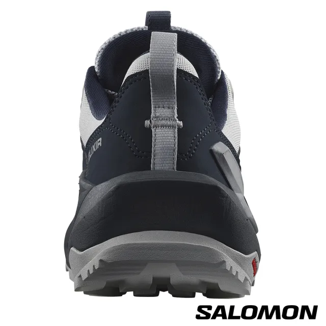 【salomon官方直營】女 ELIXIR Goretex 低筒登山鞋(碳黑/珍珠藍/火石灰)