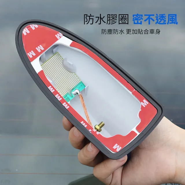 【勝利者】ABS烤漆 碳纖維 車頂鯊魚鰭裝飾車用天線 收音機天線