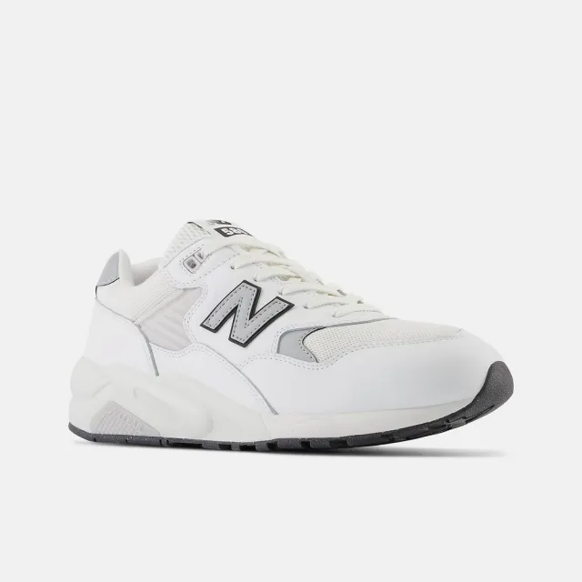 【NEW BALANCE】NB 580 復古運動鞋 休閒鞋 男鞋 女鞋 白灰色 麂皮(MT580EC2-D)