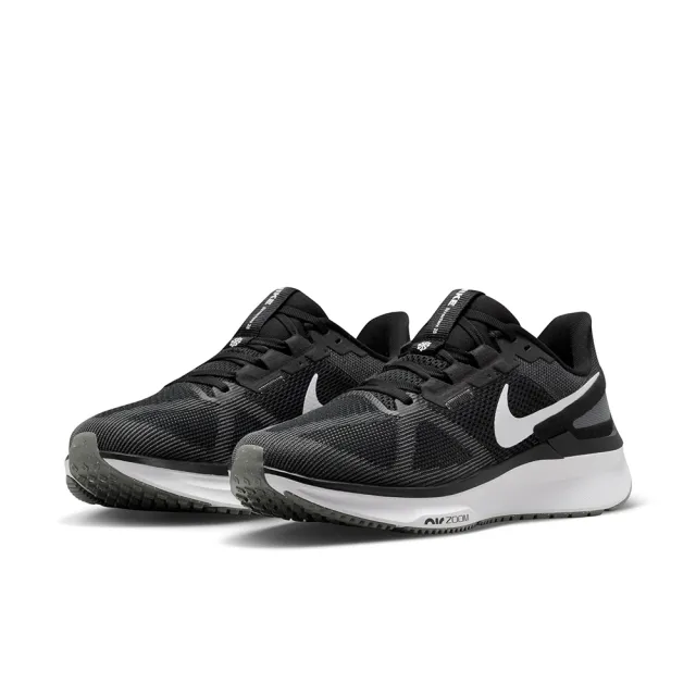 【NIKE 耐吉】慢跑鞋 男鞋 運動鞋 緩震 AIR ZOOM STRUCTURE 25 黑 DJ7883-002