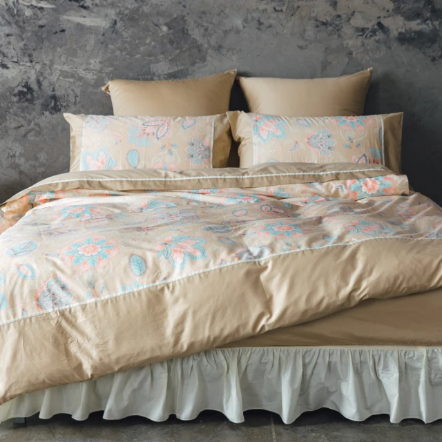 LITA 麗塔寢飾 40支精梳棉 被套床包組 光點-共5色(