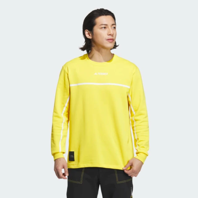 adidas 愛迪達adidas 愛迪達 上衣 男款 長袖上衣 運動 NAT.GEO TEE LS 黃 IL8977