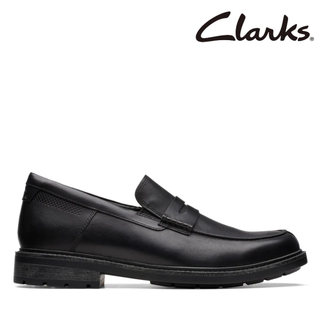 ClarksClarks 男鞋 Un Shire Step 寬楦透氣緩震舒適樂福鞋 便鞋(CLM74654D)