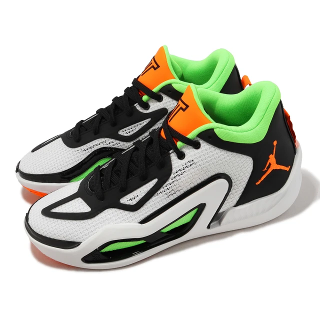 NIKE 耐吉NIKE 耐吉 籃球鞋 Jordan Tatum 1 PF 白 黑 綠 橘 男鞋 輕量 Home Team(DZ3330-108)