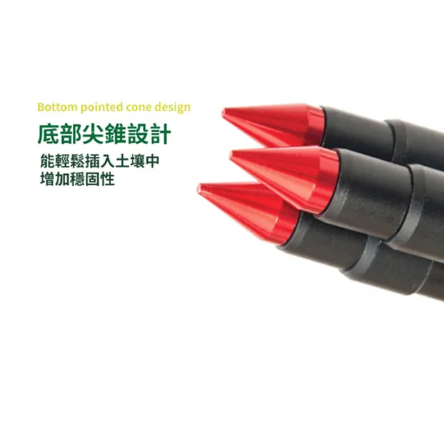 【TOP&TOP】三段高度可調鋁合金吊柄支架 贈收納袋/燈架/鍋架/燒烤架/烤肉/露營/野炊/中秋