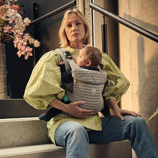 【Najell】Rise 瑞典嬰兒揹巾 磁扣設計超方便(新生兒可用 單人輕鬆穿戴)