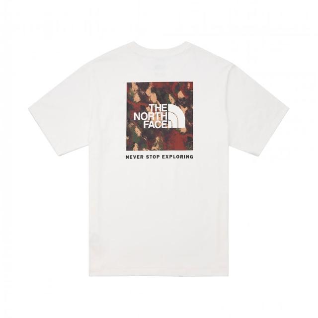 【The North Face】北臉 上衣 男款 女款 短袖上衣 運動 U S/S BOX NSE TEE 白 NF0A86PTFN4