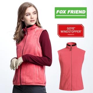 【FOX FRIEND 狐友】WINDSTOPPER單件式防風背心(粉桃)