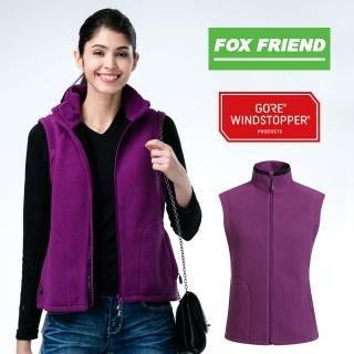 【FOX FRIEND 狐友】WINDSTOPPER單件防風背心(紫色)