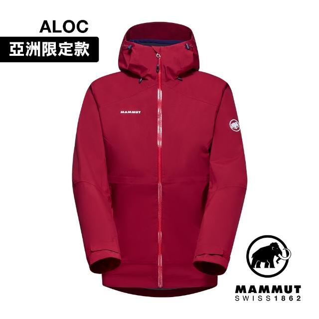 【Mammut 長毛象】Convey Tour HS Hooded Jacket AF  GTX防水連帽外套 女款 緋紅/黑 #1010-28801