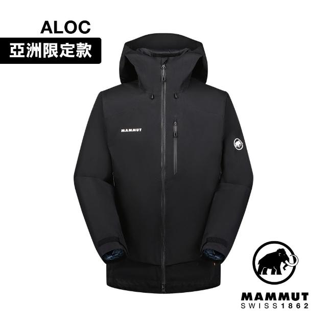 【Mammut 長毛象官方直營】Ayako Pro 2.0 HS Hooded Jkt AF GTX防水連帽外套 黑色 男款 #1010-30280