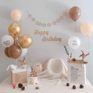 韓系ins文青風生日氣球桌飄組1組(派對 氣球 生日 佈置 周歲 桌飄)