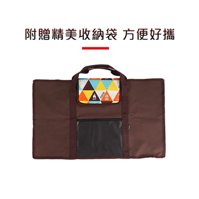 【CLS 韓國】折疊收納露營耐熱網桌/洞洞桌/烤肉桌(木質桌面升級款 附收納袋)