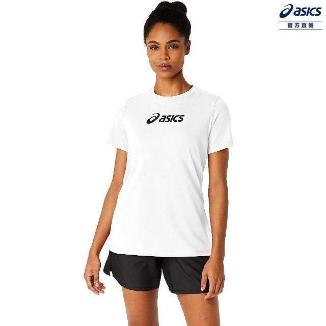 【asics 亞瑟士】TRAINING女 短袖上衣 女款  訓練上衣(2032C748-100)