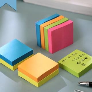 【PS Mall】3x3螢光100張便利貼 可撕便簽 文具 辦公用具 2入(J3102)