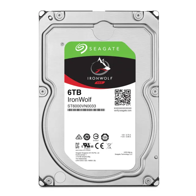 SEAGATE 希捷】IronWolf 8TB 3.5吋7200轉256MB NAS 內接硬碟