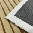 【山德力】現代風羊毛地毯 塔維 200x300cm(橘色系 線條感)