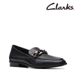 【Clarks】女鞋Sarafyna Iris  時尚鍊條造型微方頭樂福鞋(CLF74917D)