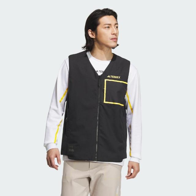 【adidas 愛迪達】背心 男款 運動背心 慢跑 亞規 NAT.GEO VEST 黑 IL8992