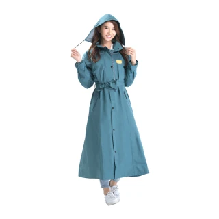 【雨沐HOOMUA】法式優雅綁帶風雨衣(450g超輕速乾好收納)