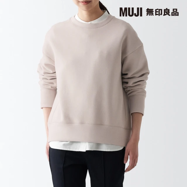 GAP 女裝 Logo印花圓領大學T-米色(874451) 