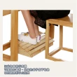 【MAEMS】仿木桌下腳踏凳 斜面款 擱腳板墊腳凳 台灣製造(拉筋板)