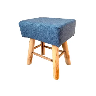 【JUSTBUY】北歐風實木方形布質椅凳-SR0008(一般地區免運)