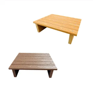 【MAEMS】仿木桌下腳踏凳 平面款 擱腳板墊腳凳 台灣製造100%不添加木粉(拉筋板)