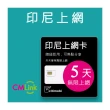 【citimobi】印尼上網卡 - 5天吃到飽(1GB/日高速流量)