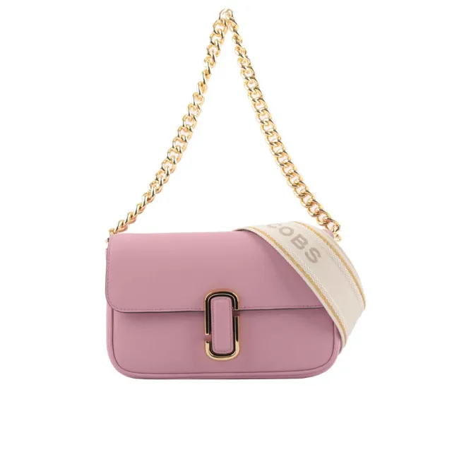 【MARC JACOBS 馬克賈伯】THE J MARC 平滑牛皮翻蓋二用包(紫丁香)