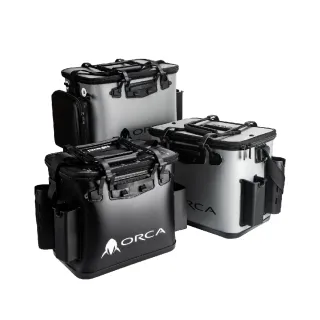 【RONIN 獵漁人】ORCA II 40CM 多功能誘餌桶(磯釣 ASA桶 雙插竿 餌杓 打氣機 工具收納)
