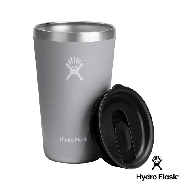 【Hydro Flask】16oz/473ml 隨行杯(粉灰)
