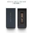 【Daniel Wellington】DW 手錶 Quadro Mini 15.4x18.2ｍｍ 方糖系列編織小方錶-樹莓黑錶盤(兩色任選)