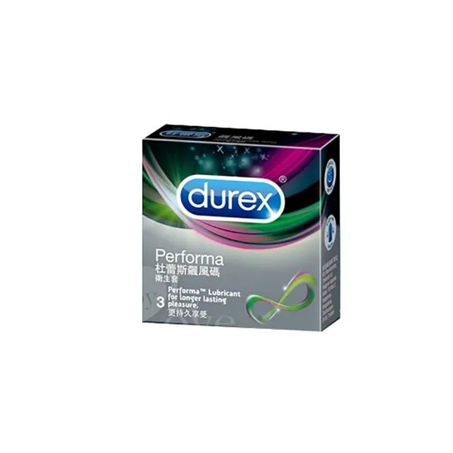 【Durex 杜蕾斯】飆風碼保險套 3入/盒 情趣用品(保險套 安全套 衛生套)